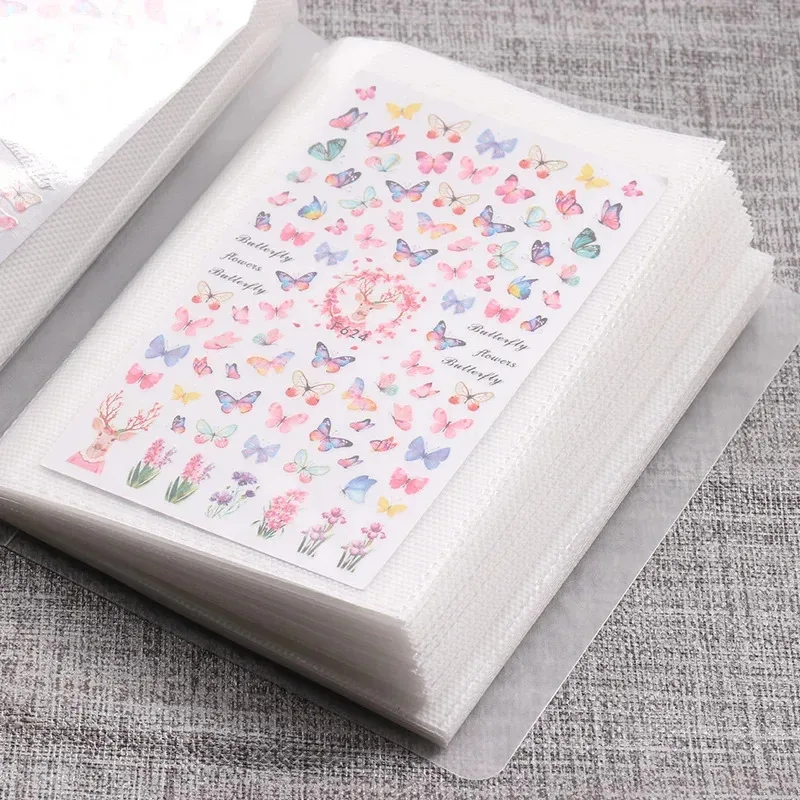 Nail Art Motif - Large-capacity nail sticker storage album Blank