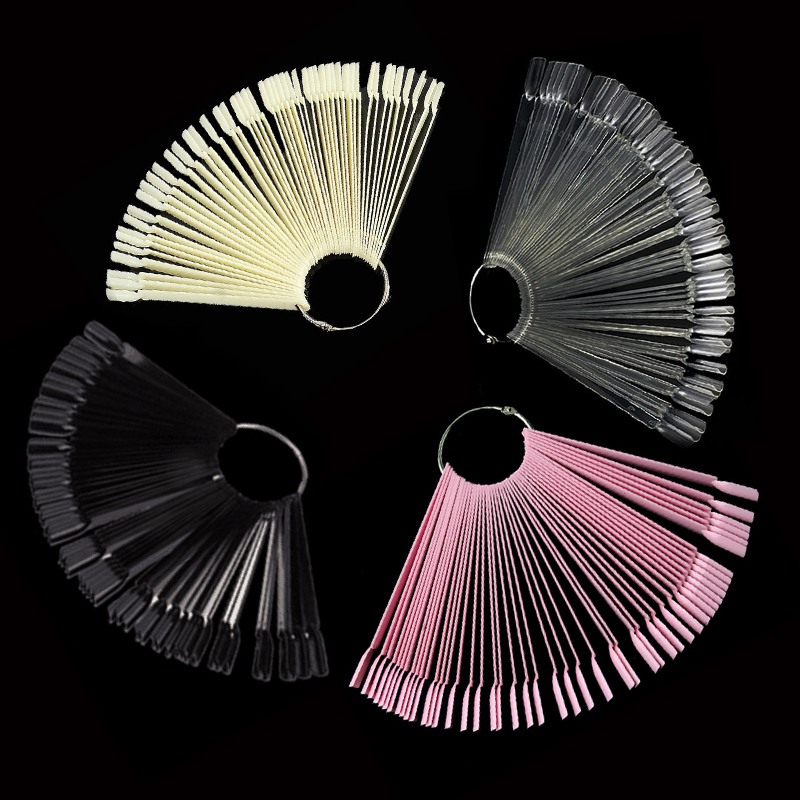 Nail Art Rame - 4Color 50pcs False Nail Tips Fake
