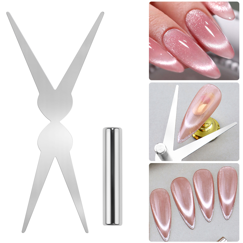 2pcs Cat Eye Magnet Set Double - огляд і ціна Nail Art Full Cat Eye