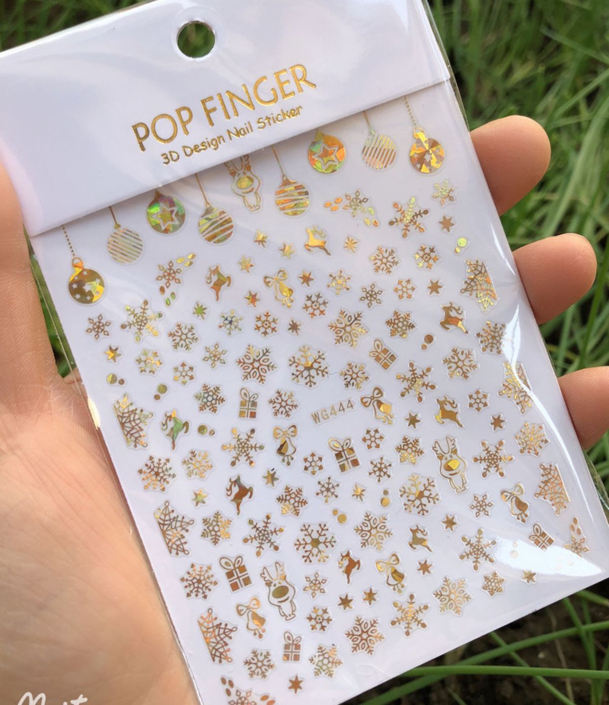 Christmas 3D Nail Stickers Hol - огляд і ціна Nail Art Xmas Stickers