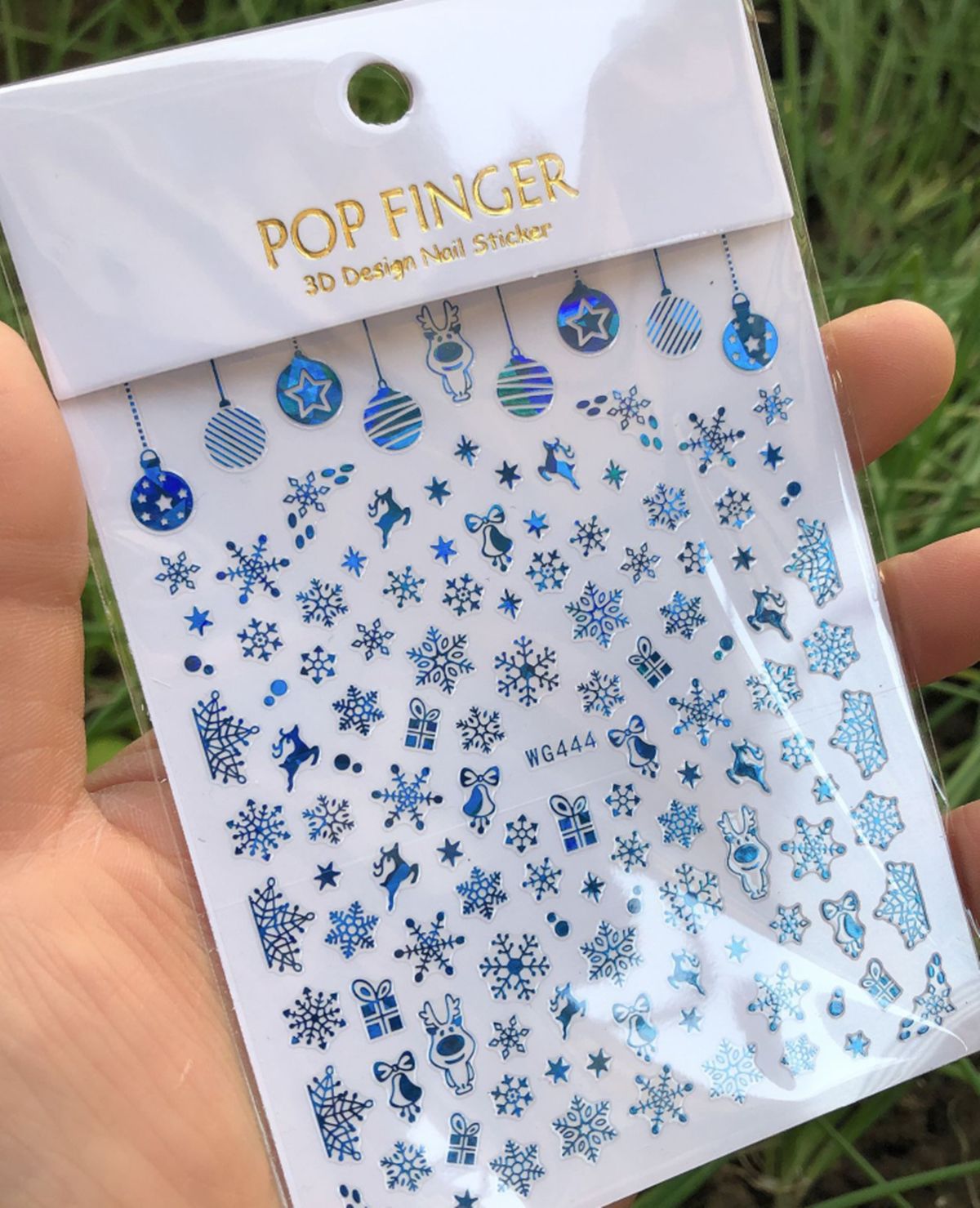 Christmas 3D Nail Stickers Hol - огляд і ціна Nail Art Xmas Stickers
