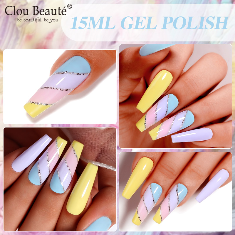 Clou Beaute Bright Yellow Neon - огляд і ціна Nail Art Natural Pink