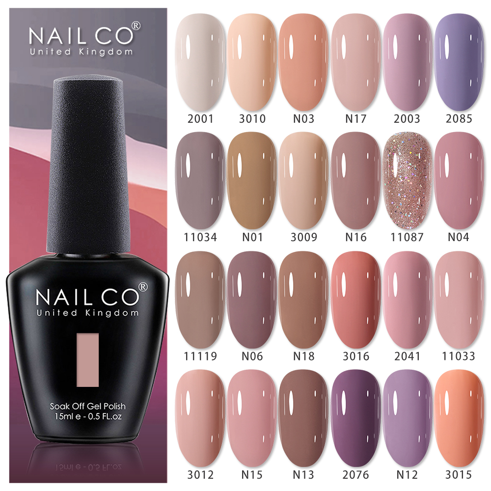 NAILCO 15ml Nude Color Nail Ge - огляд і ціна Nail Art Natural Pink