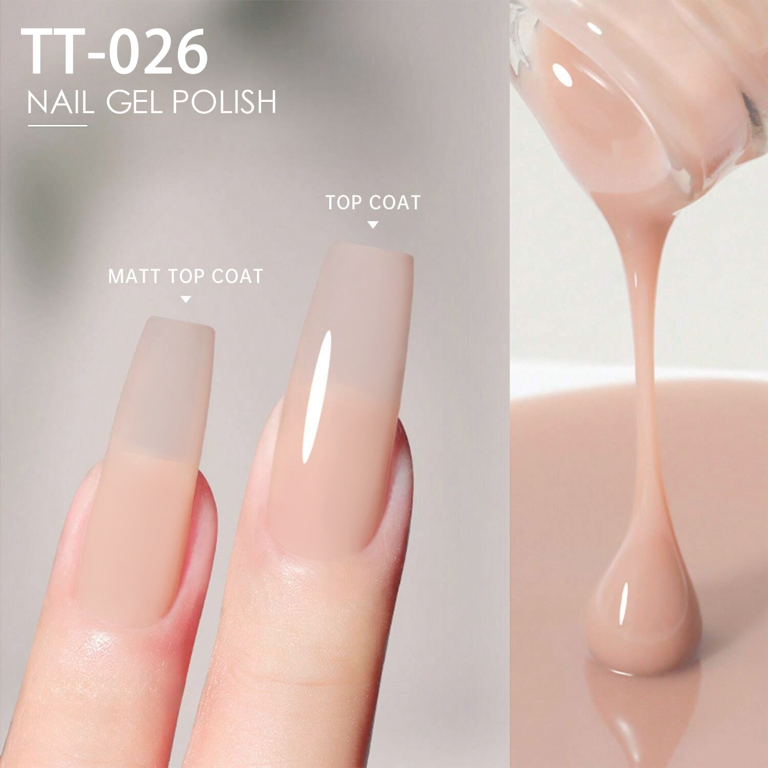 TARTU 8ml Semi Permanent Jelly - огляд і ціна Nail Art Natural Pink