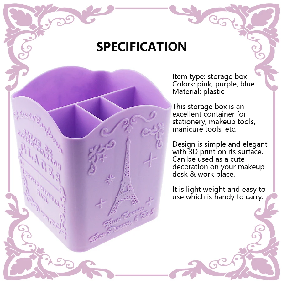 4-Compartment Nail Art Brush H - огляд і ціна Nail Art Rame