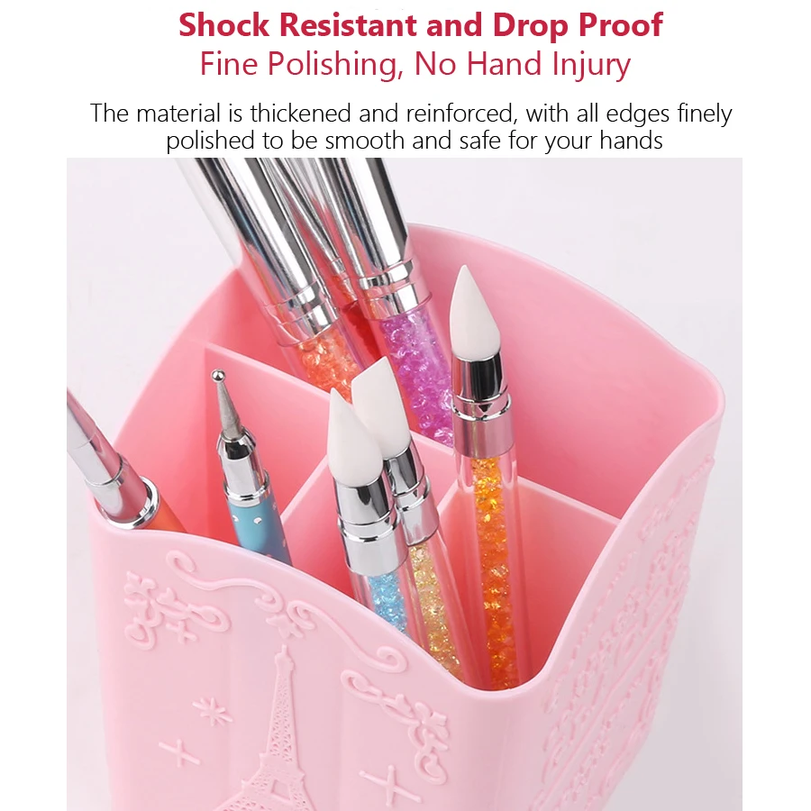 4-Compartment Nail Art Brush H - огляд і ціна Nail Art Rame