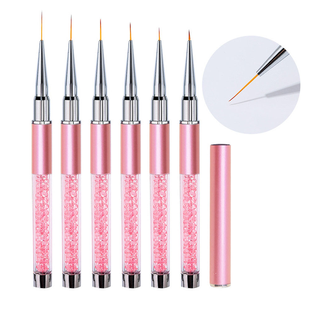 6pcs/Set Acrylic French Stripe - огляд і ціна Nail Art Rame