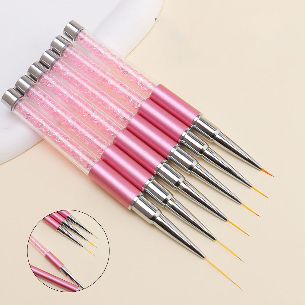 6pcs/Set Acrylic French Stripe - огляд і ціна Nail Art Rame