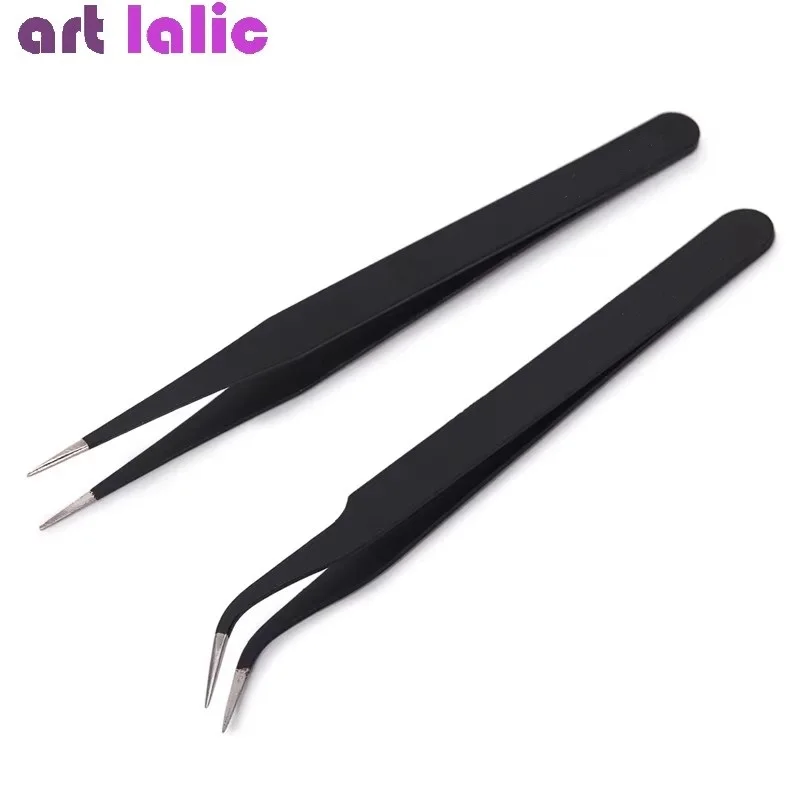 Anit-Static Tweezers, Precisio - огляд і ціна Nail Art Motif