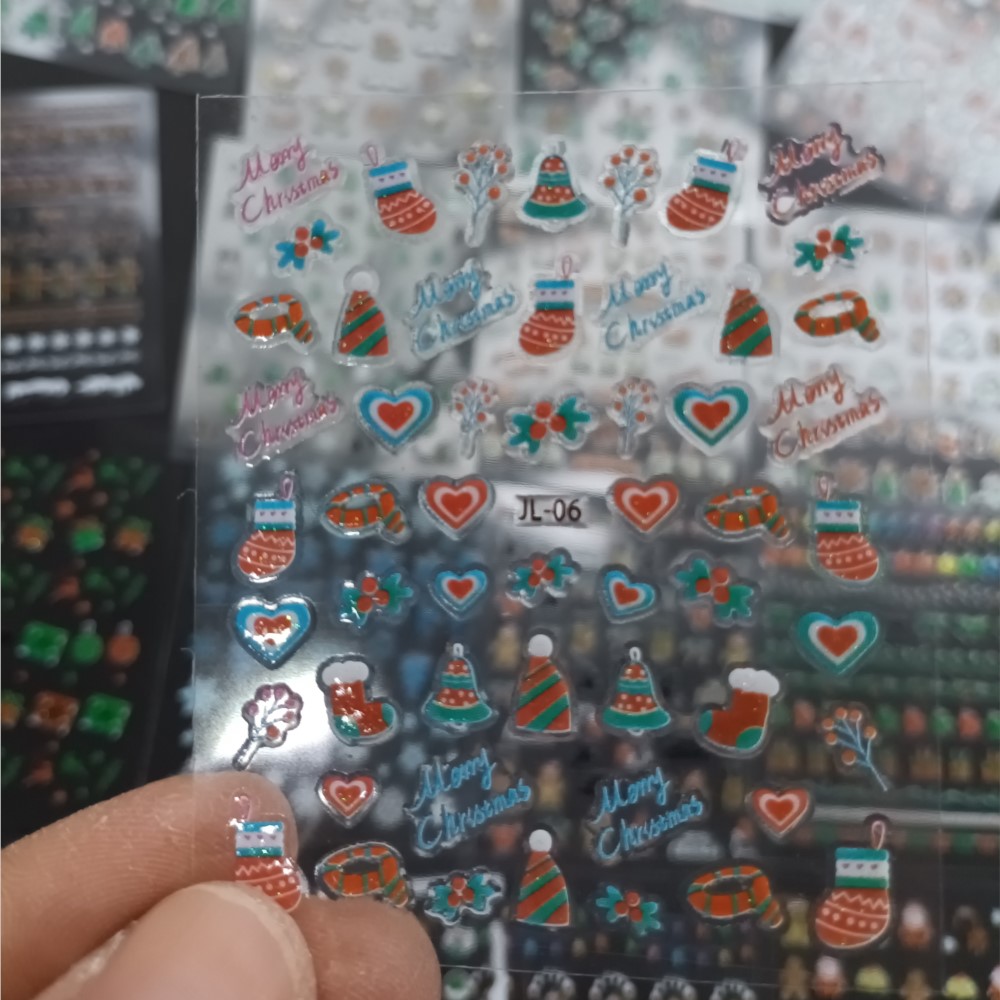 30PCS Christmas Nail Art Stick - огляд і ціна Nail Art Xmas Stickers