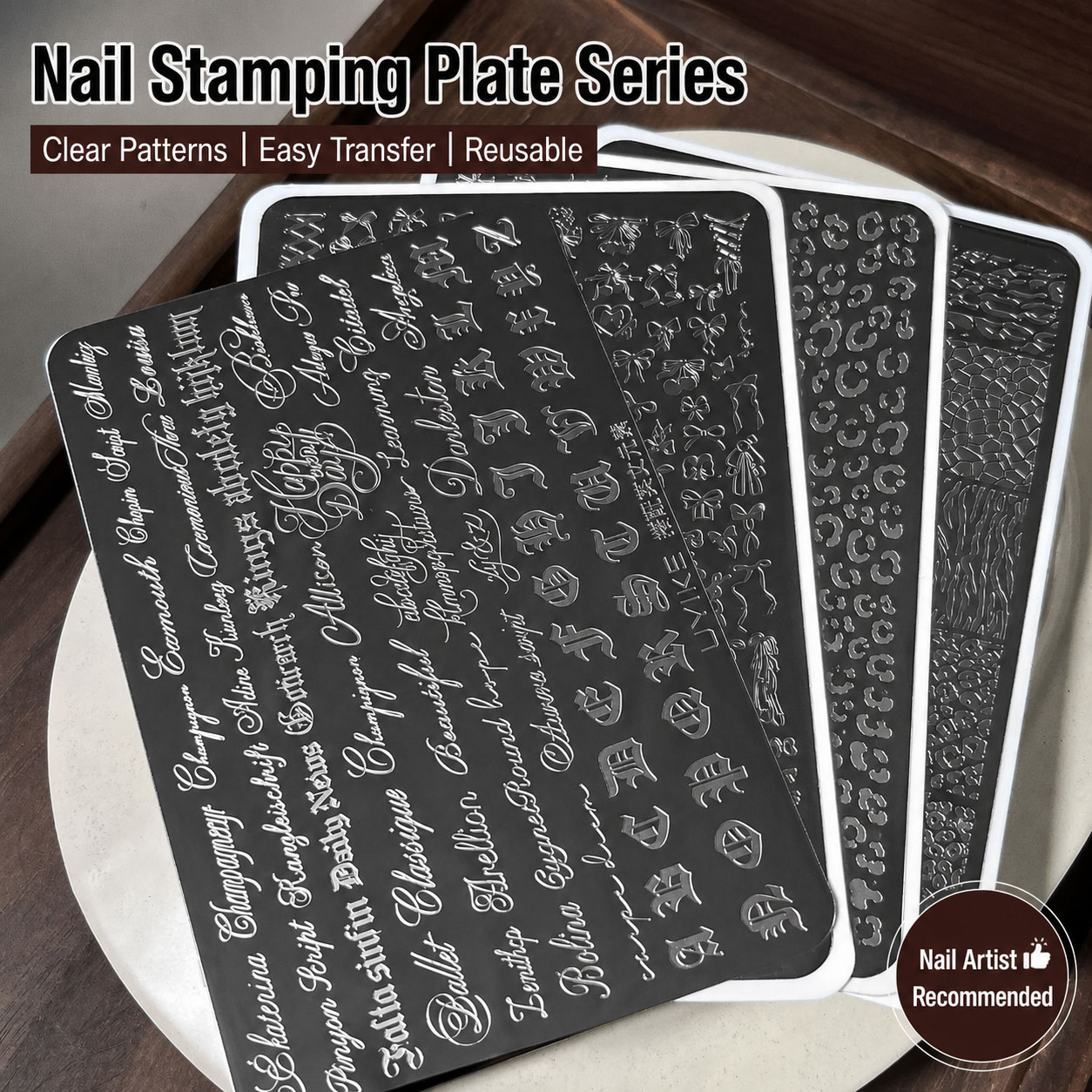 Gothic Letter Nail Art Transfe - огляд і ціна Nail Art Gothic