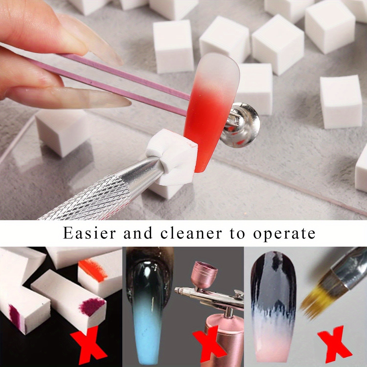 1/50/100Pcs Square Nail Art Sp - огляд і ціна Nail Art Rame