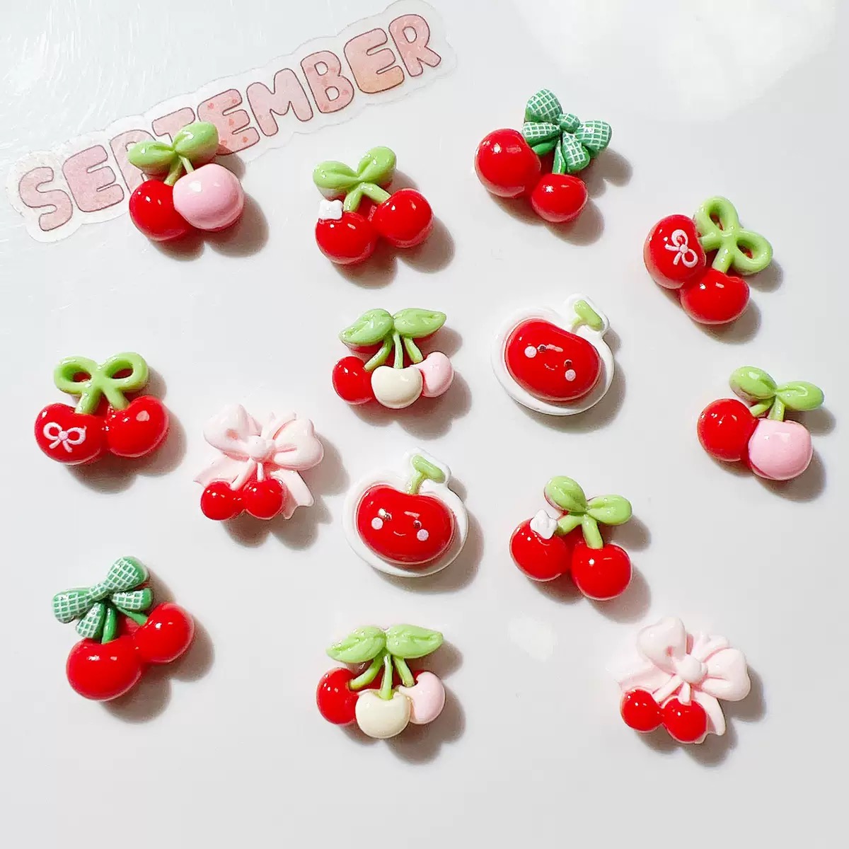 20Pcs Cute Mini cartoon with v - огляд і ціна Nail Art Motif
