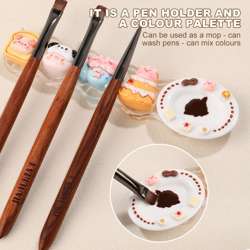 KANIU Cute Animal Nail Brush H - огляд і ціна Nail Art Rame