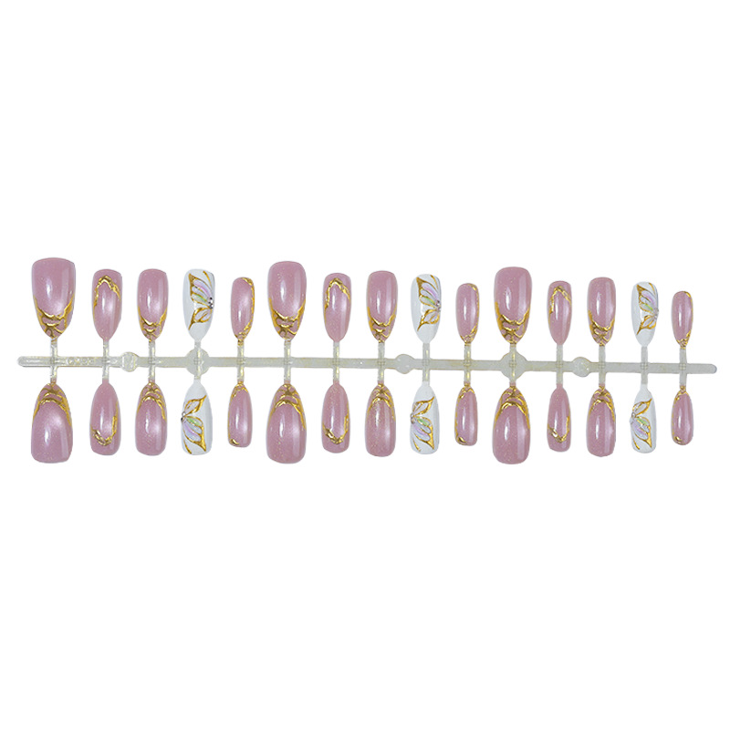 Cat Eye Almond False Nails Gol - огляд і ціна Nail Art Full Cat Eye