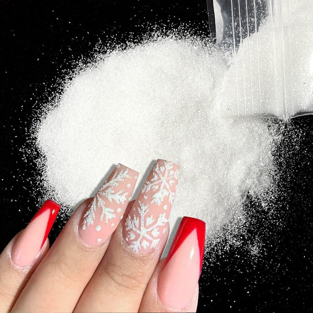50g/Bag Christmas White Black  - огляд і ціна Nail Art Xmas Stickers