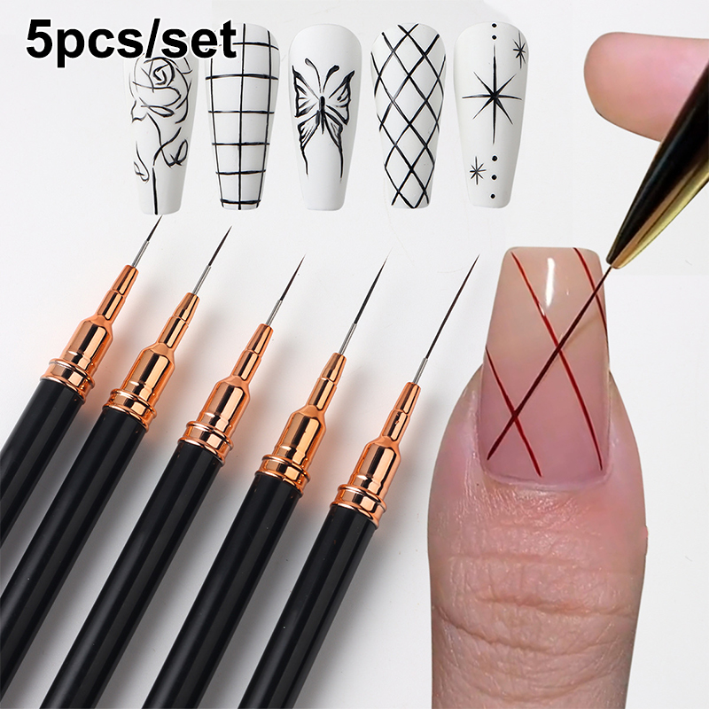 #5Pcs/Set Professional Nail Ar - огляд і ціна Nail Art Rame