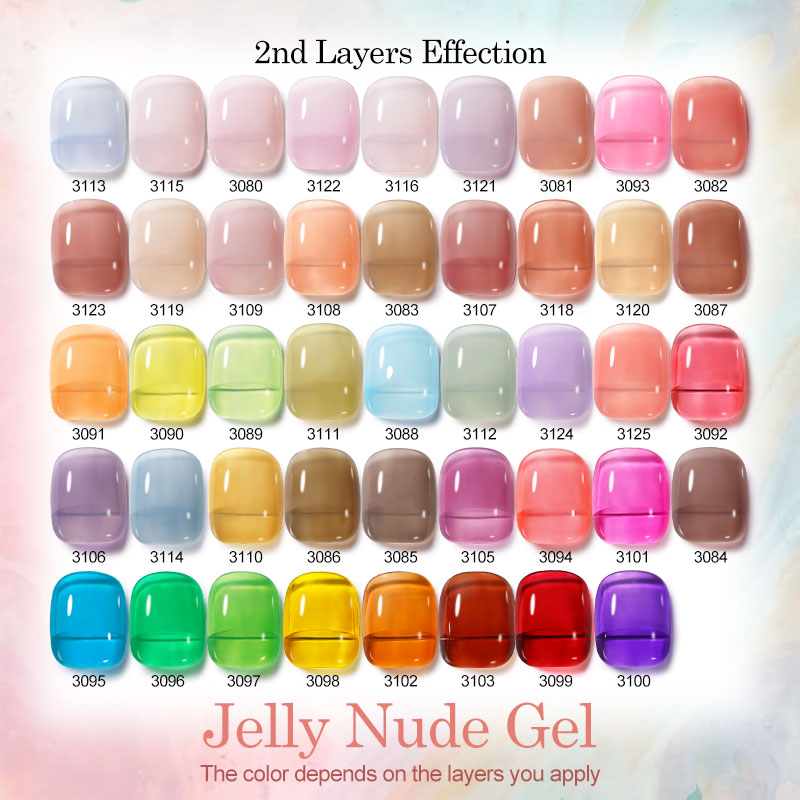 Clou Beaute 3pcs Ice-clear Jel - огляд і ціна Nail Art Natural Pink