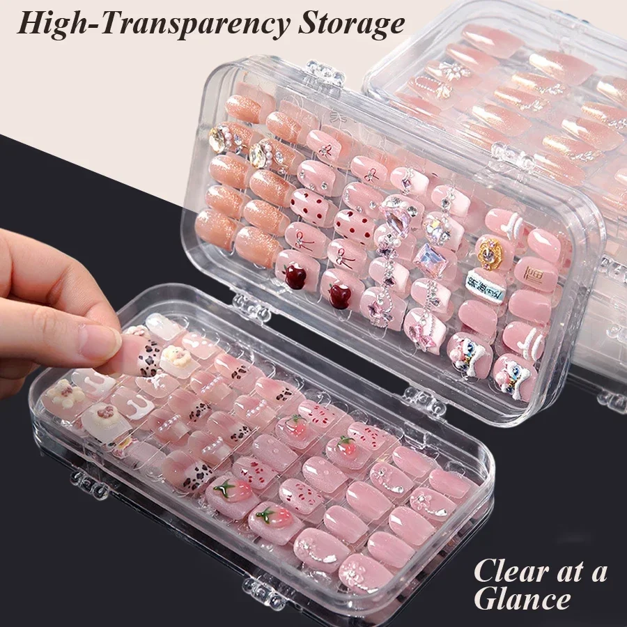 Clear Foldable Press On Nail S - огляд і ціна Nail Art Rame