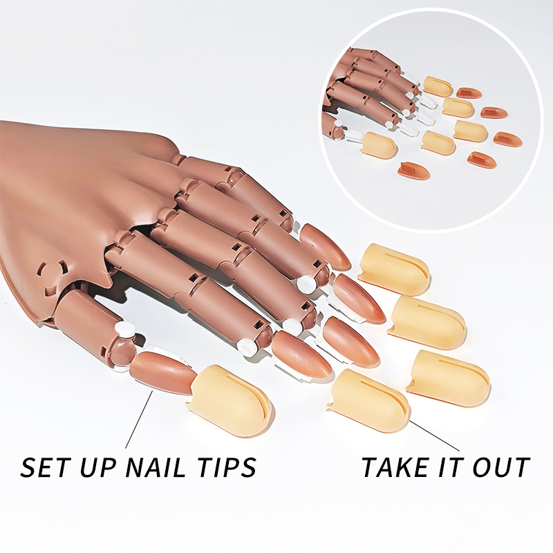 Nail Fake Practice Hand Movabl - огляд і ціна Nail Art Rame