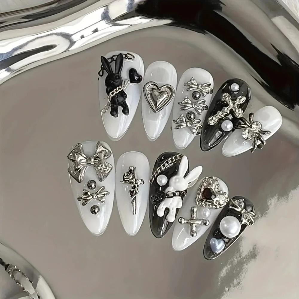 NEW 10pcs personalized black a - огляд і ціна Nail Art Gothic