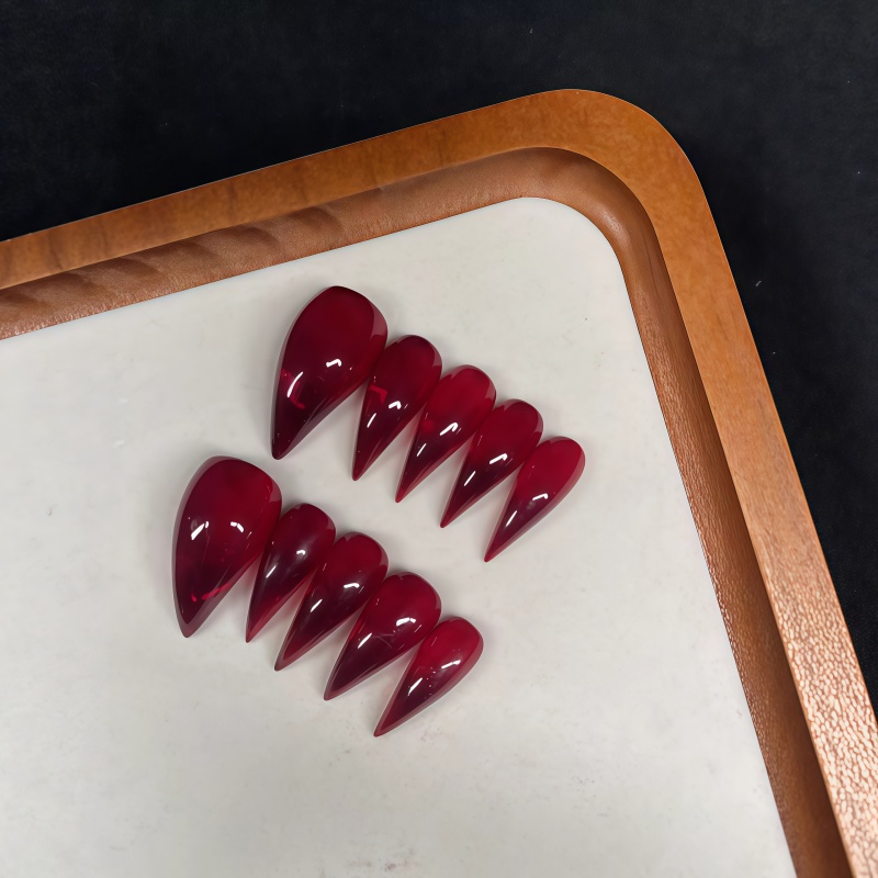 Long Stiletto Press On Nails,  - огляд і ціна Nail Art Gothic
