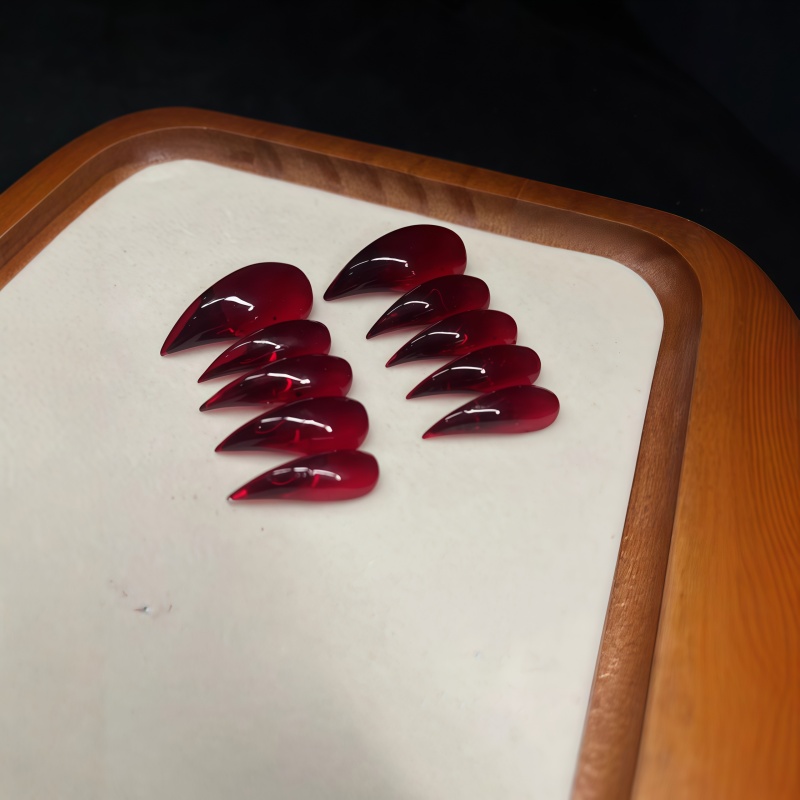 Long Stiletto Press On Nails,  - огляд і ціна Nail Art Gothic