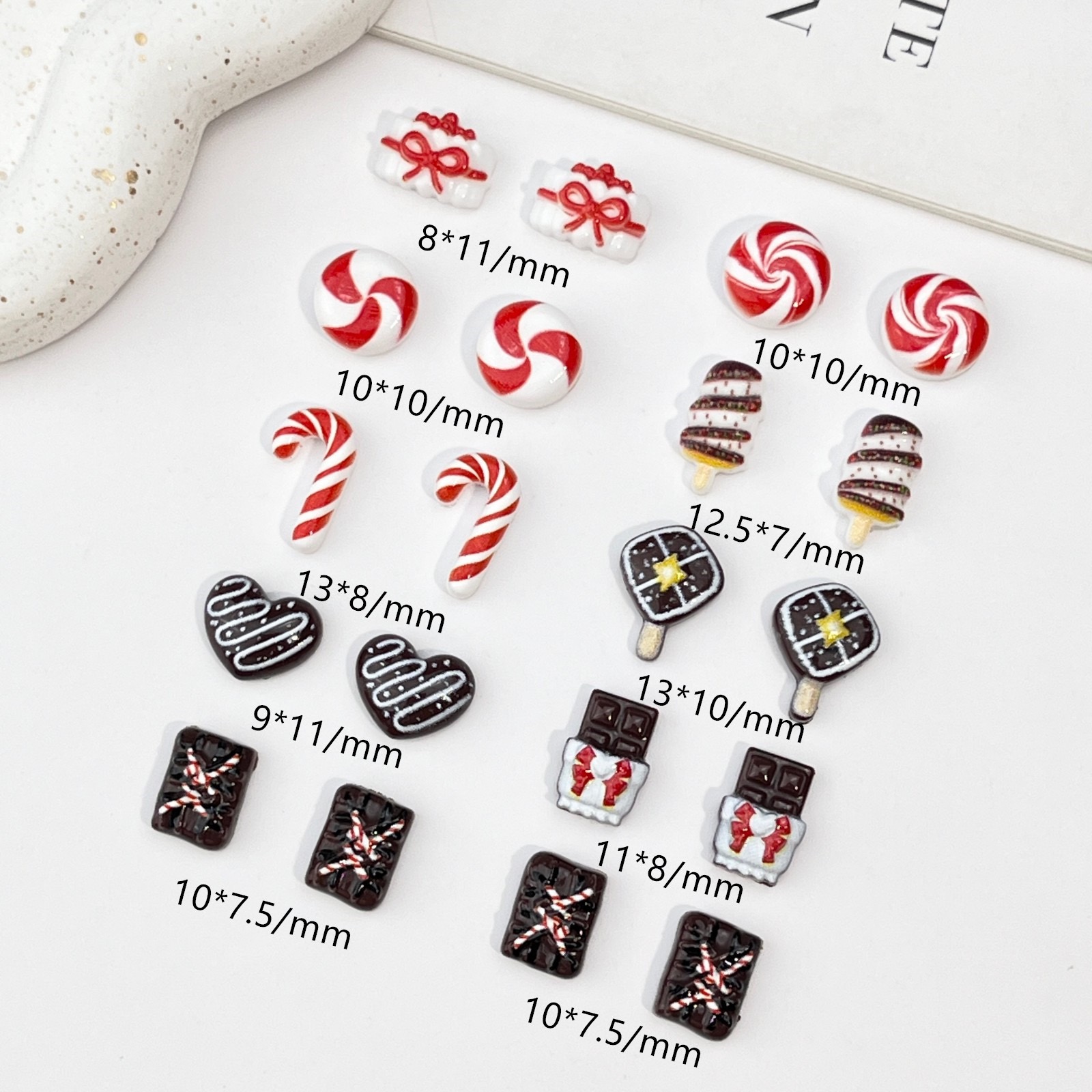 50pcs Resin Mini Christmas cho - огляд і ціна Nail Art Motif
